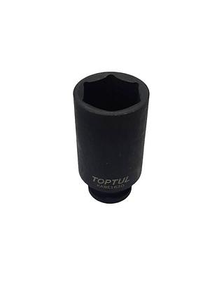 Головка торцевая глубокая ударная 1/2" dr 30мм toptul kabe1630 cr-mo длина 78мм dm-11
