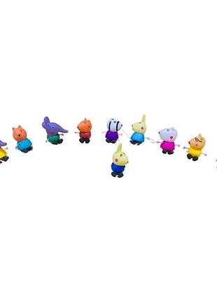 7563 ym герои свинка пеппа, 10 персонажей