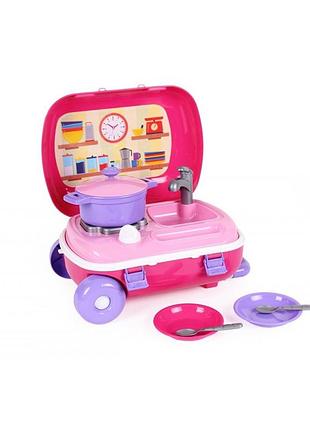 Кухня з набором посуду "технокомп" 6061