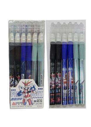 34248 ручка пиши стирай синяя 12 шт/уп