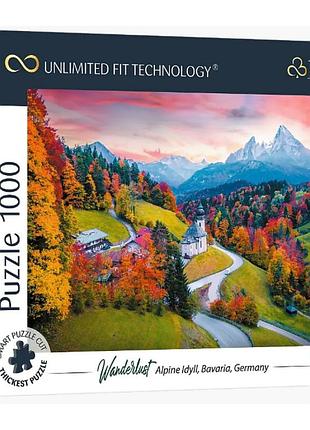 Пазли trefl 1000 елементів безмежна колекція: біля підніжжя альп, баварія, німеччина 10703