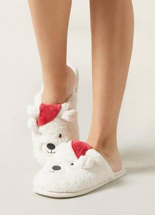 Домашние тапочки calzedonia новогодние тапки тапочки