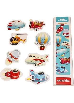 Пазли puzzlika 8в1 повітряний транспорт 15283