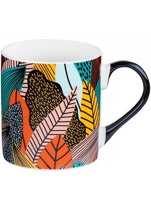 Чашка керамічна 400мл "ardesto leaves" ar3424