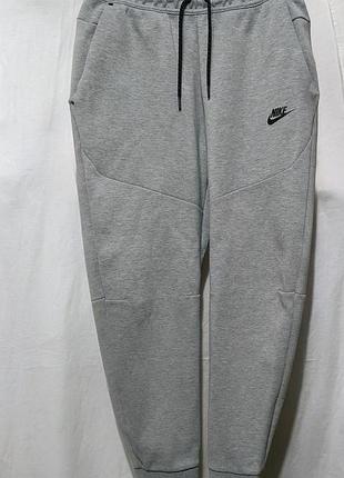 Мужские оригинальные спортивные штаны nike joggers tech fleece.