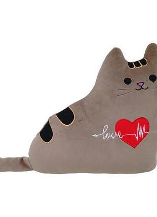 М'яка іграшка подушка cat 3 38 см