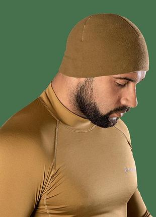 Шапка camotec beanie 3.0 himatec флисовая тактическая для военных с удержанием тепла и дышащей тканью dm-11