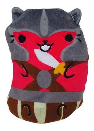 Мягкая игрушка "cats vs pickles, серии chonk gold" - котики и огурчики (котик ниндзя)