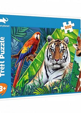 Пазли trefl 300 елементів дивовижні тварини 23007