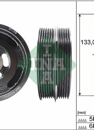 Шкив ремня генератора ford c-max/focus/mondeo 1.4-1.6 2003- lk 544 0167 10