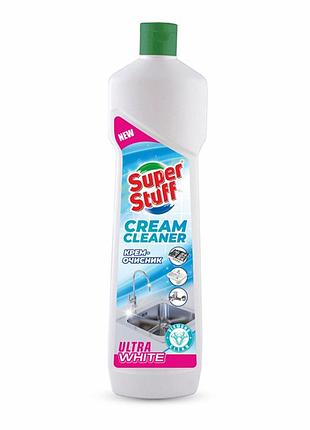 Крем для чистки поверхностей super stuff универсальный 500 мл ультра белый для кухни и ванной ve-33