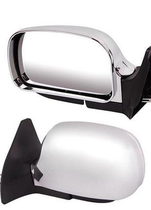 Зеркало боковое зб 3109 lada samara 08 09 хромированное для установки на автомобиль с ручной регулировко dm-11