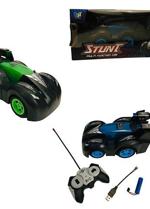 666-73dh/а машина-перевертень кольору, світло, поворот на 360 градусів, у коробці