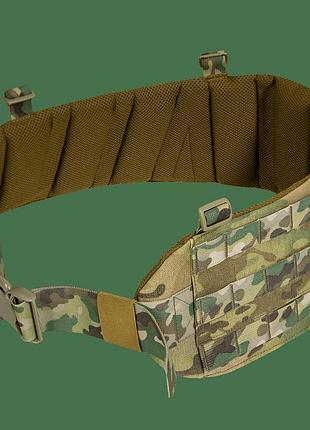 Розвантажувальний пояс camotec war belt тактичний з стропами molle для військових зносостійкий 1000d dm-11