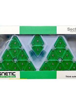 Конструктор магнітний "magnetic" (20 дет), зелений