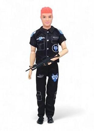 Кукла "полицейский" (29 см), рыжий