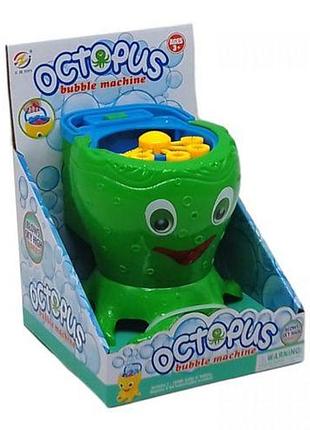 Уценка. набор с мыльными пузырями "осьминог" (зеленый) не дует