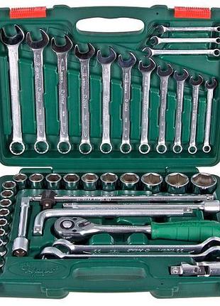 Hans набор торцевых головок и комбинированных ключей 42 предмета для сто и автосервиса 1/2 дюйма dm-11