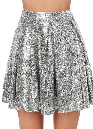Спідниця нарядна новорічна в паєтки