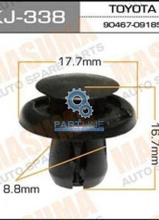 Клипса автомобильная (автокрепеж) masuma 338-kj, kj338