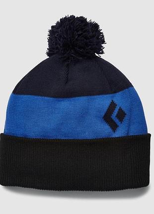 Шапка чоловіча black diamond pom beanie чорний-синій