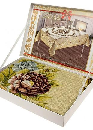 Скатертина синтетична "luxury home brands" 150х220см g-181a+b