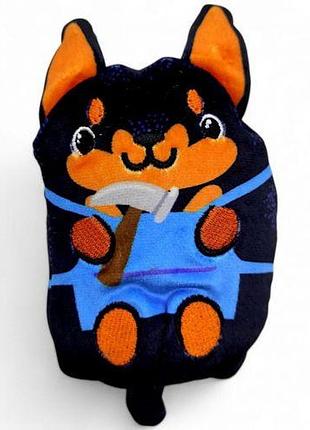 Мягкая игрушка "dogs vs squirls/песики и белочки" (песик с молотком)