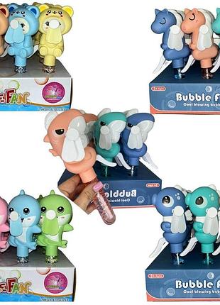 Мильні бульбашки, механічний вентилятор, у коробці, мікс різновидів