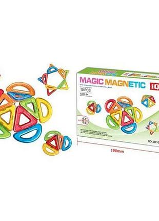 Конструктор магнітний magic magnetic jh10b 10дет.кор.20*3*13