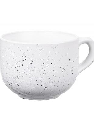 Чашка керамічна 480мл "ardesto bagheria" bright white ar2948wgc