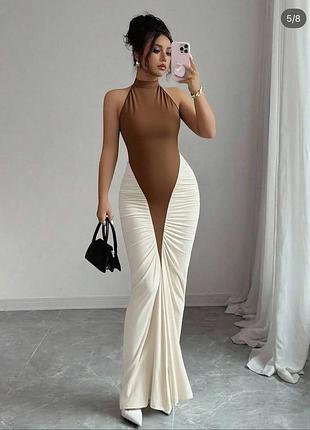 Стильное женское платье макси