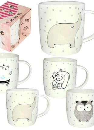 Чашка керамічна 360мл "мі-мі-мі" 3726/4160-26/s&t