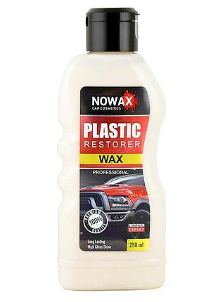 Реставратор пластика nowax 250мл для полировки и защиты пластиковых деталей автомобиля от царапин и выго dm-11