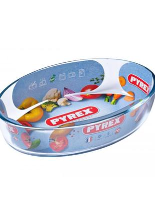 Форма для випічки "pyrex essentials" 25х17х6см 1,6л скло овальна 222b000/8046/01282