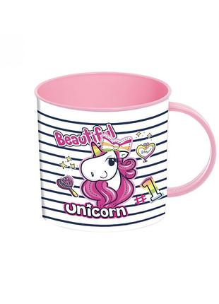 Чашка пластикова 280мл "luminarc. herevin unicorn" дитяча 161928-003