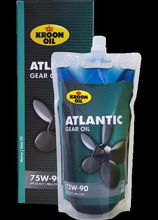 Масло трансмиссионное atlant gear oil 75w-90 500мл трансмісійна олива для човнів atlantic gear oil 75w90 500ml