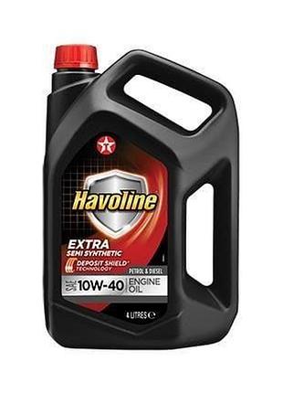 Масло моторное texaco havoline extra 10w40 4l, 840126mhe