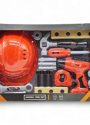 Набір інструментів будівельника, в коробці