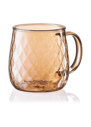 Набір чашок скло (2 штуки) 350мл "ardesto golden moon" ar2635gg