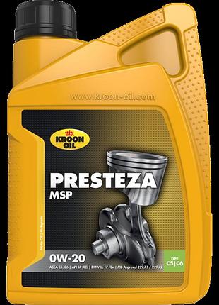 Олива моторна presteza msp 0w-20 1л presteza msp 0w-20 12x1l / ilsac gf-5, bmw ll-17 fe+, mb 229.71, opel ov04