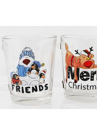 Чашка скло 300мл "boston""merry christmas" 91505429/галерея