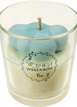 Свічка "хмарка" в склянці