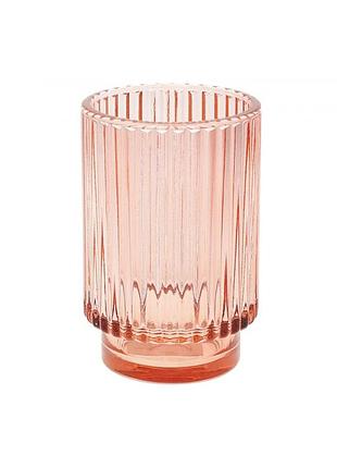 Підсвічник скло 13см темно-рожевий 527-749/bonadi