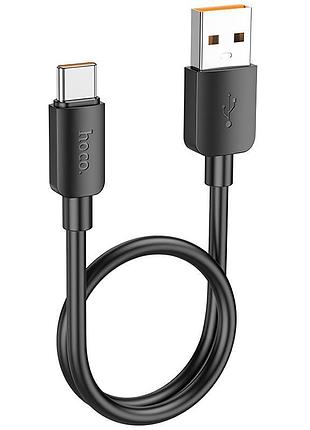 Дата кабель hoco x96 hyper usb to type-c 100w (0.25m) black