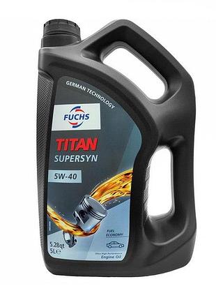 Масло моторное fuchs titan supersyn longlife 5w40 4l, 602003089