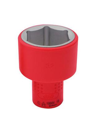 Головка торцева king tony 1/2" 15 мм vde 4335ve15m для електроробіт з ізоляцією ve-33