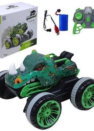 Машинка на радиоуправлении "вездеход-трюкачча: носорог" (изумрудный) (sq2335-061b/062b)