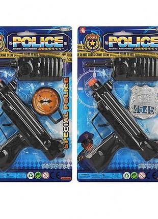 02-8 полицейский набор 3 предмета, 2 вида, на листе
