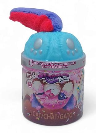 Игрушка-сюрприз "котик в банке", синий+красный (03948(w3))