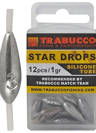 Грузило trabucco star drops silicone 2.0g (12шт/уп)